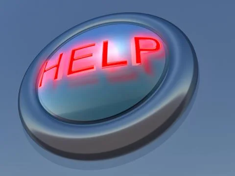 Simple button in blue execution with the speck of light Stock Illustration