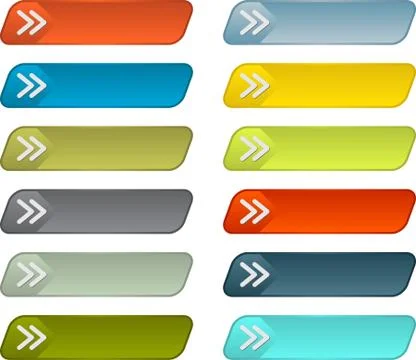 Simple buttons Stock Illustration