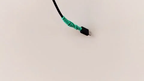 Simple Cable Fix: Reinforce with Style Using a Touch of Green Stock-Footage 316288469