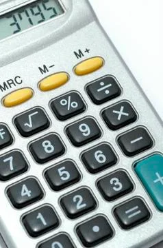 Simple Calculator Stock Photos