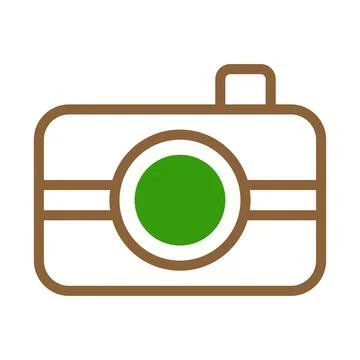 Simple camera icon. Concept of photography, image capture, and digital imagin Stock Illustration