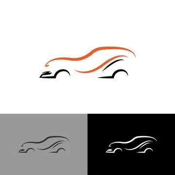 Simple car logo vector illustration Stock Illustration