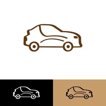 Simple car logo vector illustration Stock Illustration