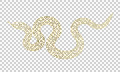 A simple cartoon snake pattern Stockillustratie