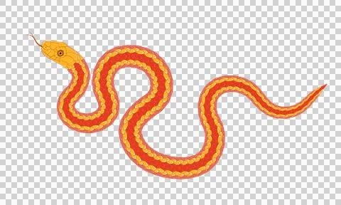 A simple cartoon snake pattern 스톡 일러스트