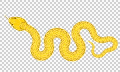 A simple cartoon snake pattern Stockillustratie