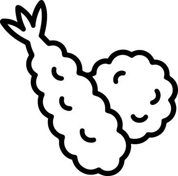 Simple cauliflower illustration Stock Illustration