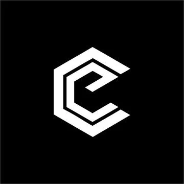 Simple CE, CG, EC, GC initials company logo Stock Illustration