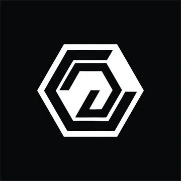 Simple CE, CG, EC, GC initials company logo Stock Illustration