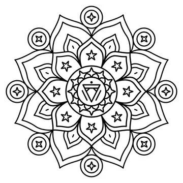 Simple Chakra Stock Illustration