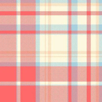 Simple check fabric vector, cell seamless tartan pattern. Majestic plaid te.. Stock Illustration