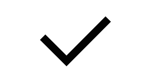 Simple check mark (tick), cross and circle drawing animation (4 colors set) Stock Footage 163777026