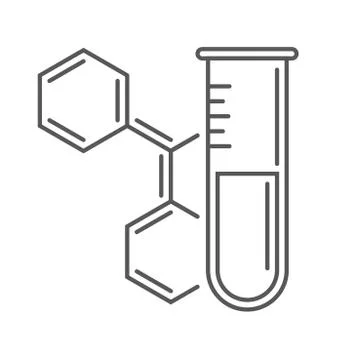 Simple Chemistry Icon Stock Illustration