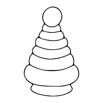 Simple children's icon Illustrazione stock