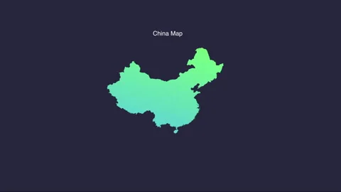 China Map Simple Stock Videos – Royalty-Free HD & 4K Videos | Pond5