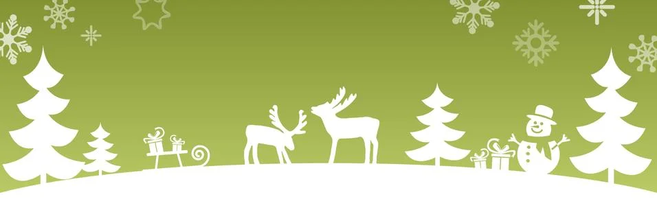 Simple christmas background with typical elements Stock Illustration