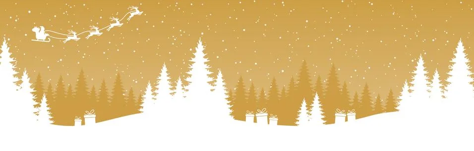 Simple christmas background with typical elements Stockillustratie