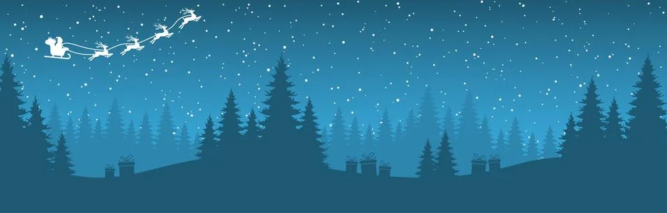 Simple christmas background with typical elements Illustrazione stock