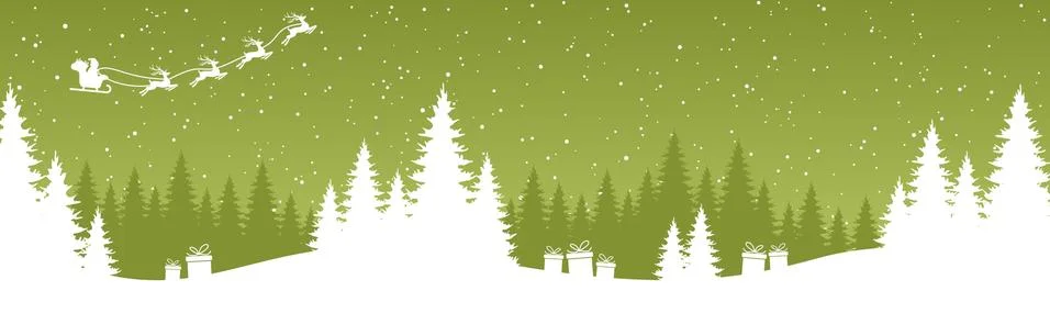 Simple christmas background with typical elements Stock Illustration