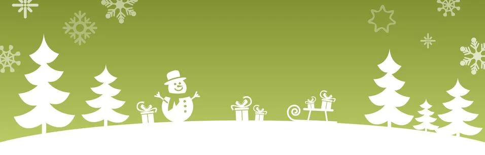 Simple christmas background with typical elements Stock Illustration