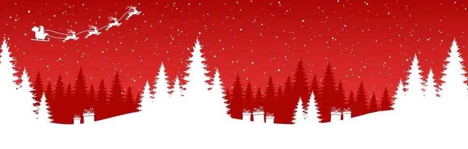 Simple christmas background with typical elements Stockillustratie
