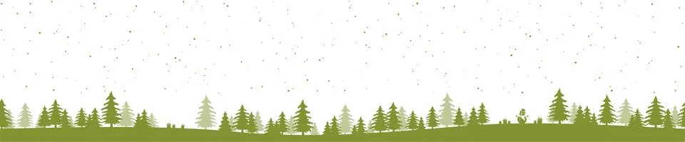 Simple christmas background with typical elements Stock Illustration