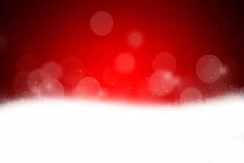 Simple Christmas red background with snowflake pine tree shape. Illustrazione stock