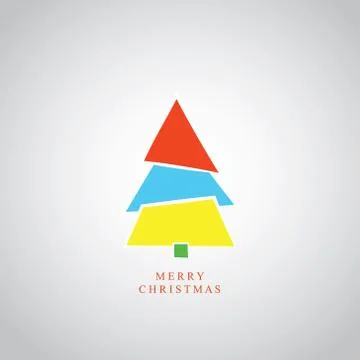 Simple Christmas tree Stock Illustration