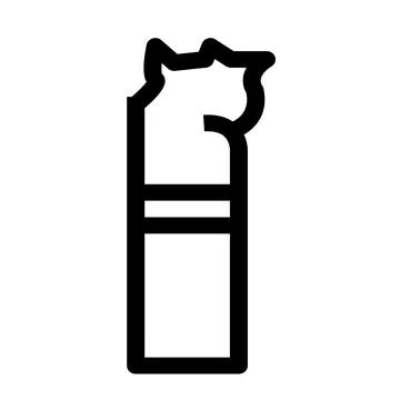 Simple Cigarette Icon sign design Stock Illustration