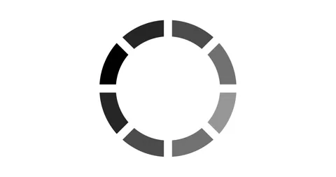 Simple Circle Loading loop animation on the white background. 4K resolution Stock Footage 263385603