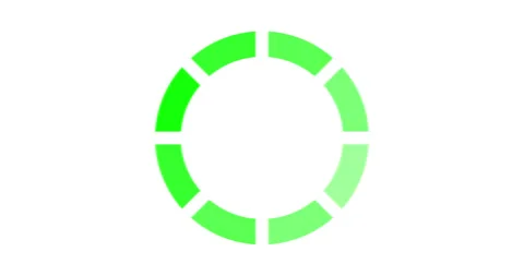 Simple Circle Loading loop animation on the white background. 4K resolution Stock Footage 303435089