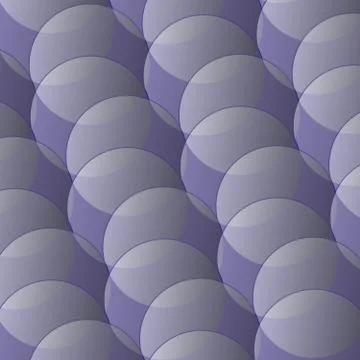 Simple circle pattern. Abstract 3D spheric design Illustrazione stock