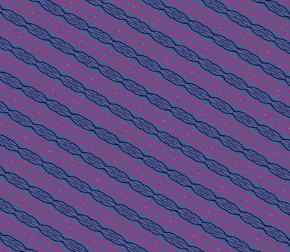 Simple circular stroke repeat outline tile texture in misty star, galactic blue, Stock Illustration