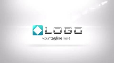 Simple Clean Business Corporate Logo Elements Zoom Intro Animation Stock After Effects