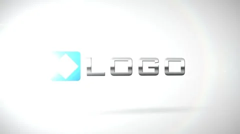 Simple Clean Business Logo Spin and Elegant Text Light Reveal Animation HD Intro Stock After Effects