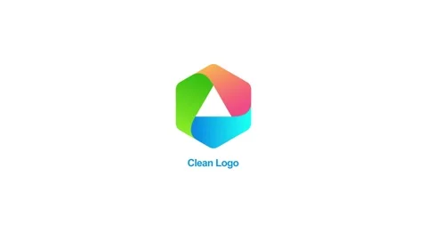 Simple Clean Logo Reveal After Effects stock