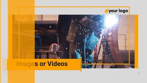 Simple &amp; Clean Presentation - Right Business 스톡 After Effects