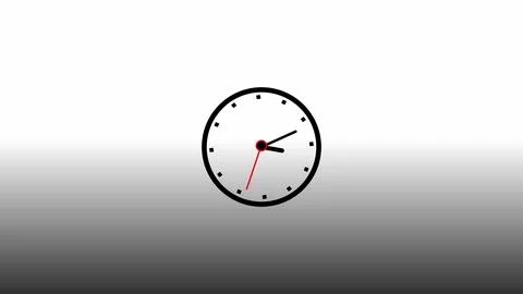 Simple Clock icons in flat style,timer. Business watch Illustrazione stock