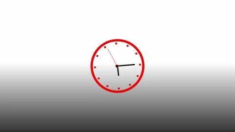 Simple Clock icons in flat style,timer. Business watch Illustrazione stock