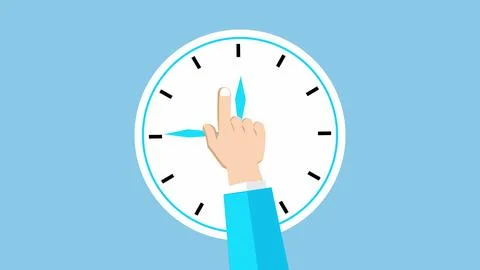 Simple Clock icons in flat style,timer. Business watch Stock Illustration