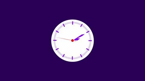 Simple Clock icons in flat style,timer. Business watch Illustrazione stock