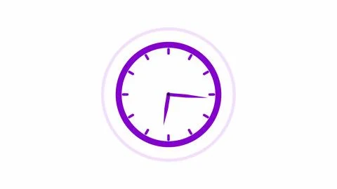 Simple Clock icons in flat style,timer. Business watch Illustrazione stock