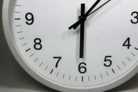 Simple clock image Stock Photos