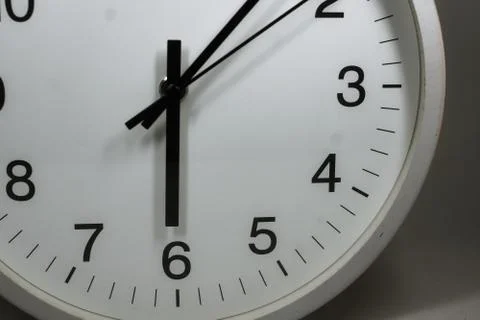 Simple clock image Stock Photos