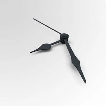 Simple clock mechanism with copy space Illustrazione stock