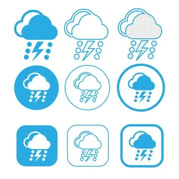 Simple Cloud icon sign symbol 스톡 일러스트