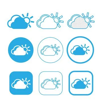 Simple Cloud icon sign symbol イラスト素材