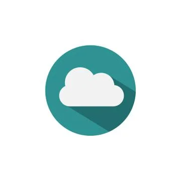 Simple cloud logo icon design template vector 스톡 일러스트