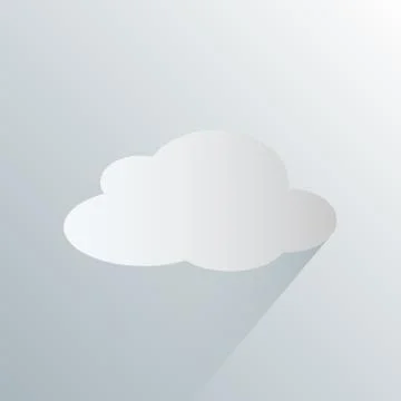 Simple cloudy weather icon Stock-Illustration