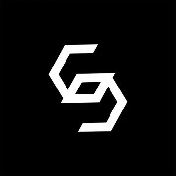 Simple COC, SOC, SO, S, OS, CC, CSC initials geometric line art company logo Stock Illustration